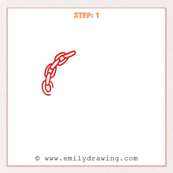 how to draw a pocket watch - Step 1